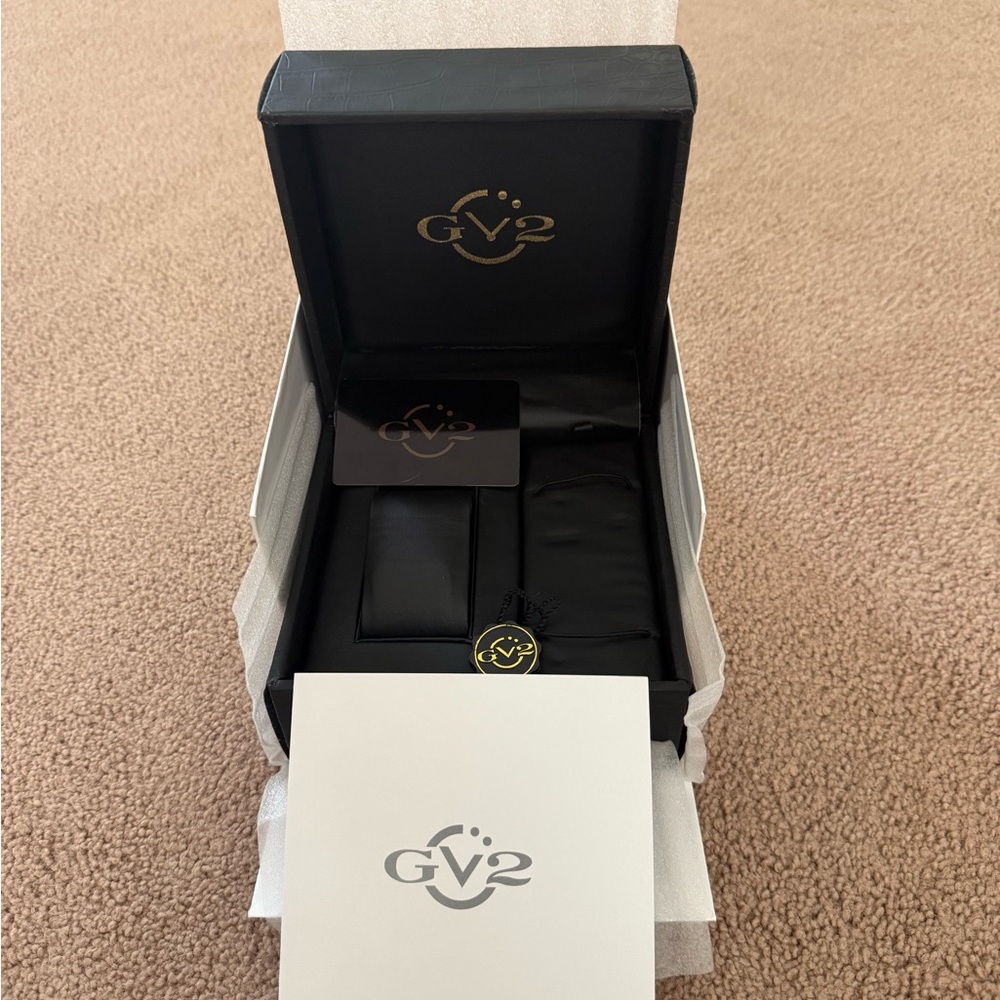 GV2 Women’s or Men’s Watch Box for Storage or Display. Empty. - Picture 13 of 15